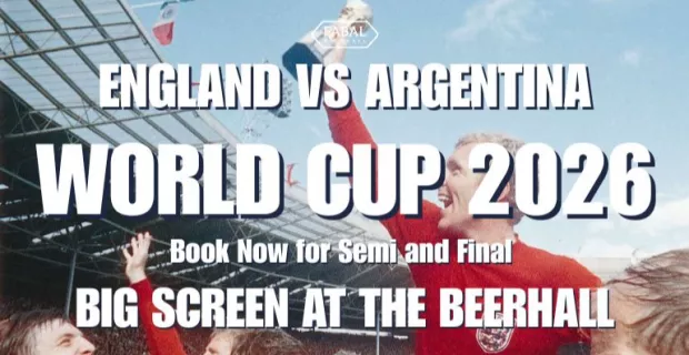 England v Argentina: Semi Finals & Final FIFA World Cup | Big Screen Football in Bermondsey, London
