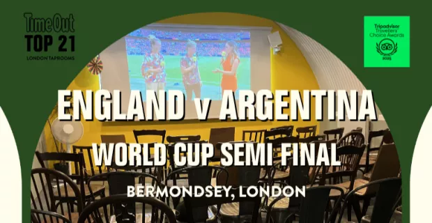 England vs Argentina | FIFA World Cup 2026 Semi Final Live at Hiver Tasting Room, Bermondsey