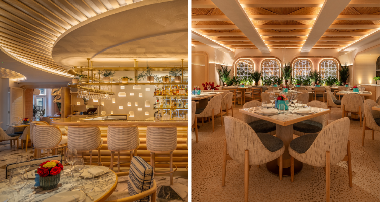 Interiors at Nammos London.