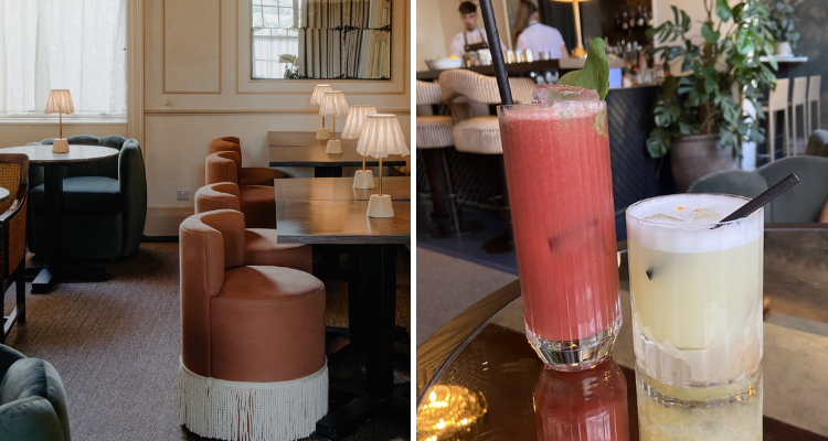 Bar and cocktails at No. 15 Bath.