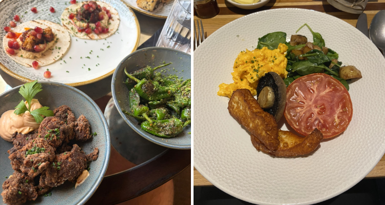 Small plates and a cooked breakfast from No.15 Bath.