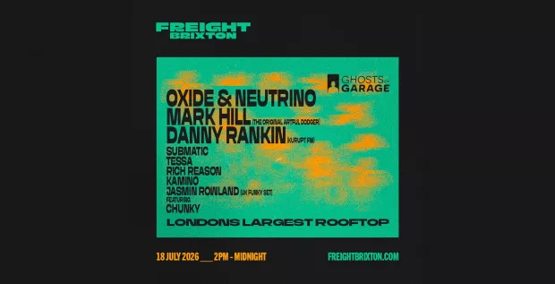 Ghost of Garage Rooftop Party W Oxide & Neutrino, Mark Hill, Submatic, Danny Rankin, Tessa & Rich Reason