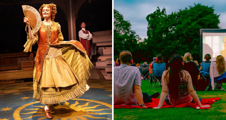 Theatre and outdoor cinema at Storyhouse Chester.