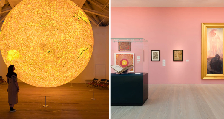 Sun and the Moon exhibition at Saatchi.