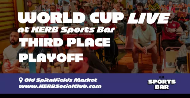 FIFA World Cup: Third Place Playoff- Saturday 18th July