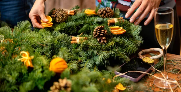Christmas Wreath Making
