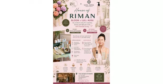 House of RIMAN: K-Beauty, Candle Blooms and a Very Good Glass of Wine