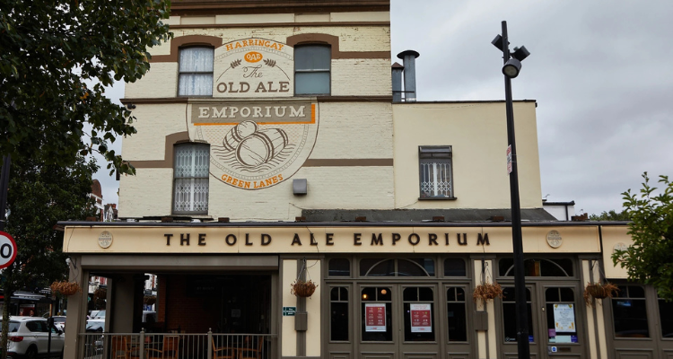 The Old Ale Emporium in London. 