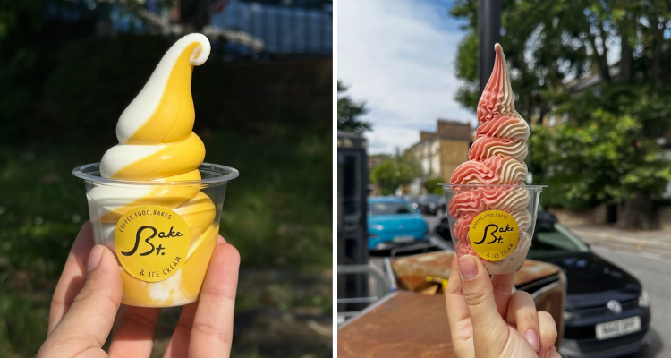 Ice cream from Bake Street London.