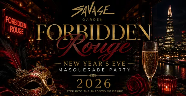 Savage Garden NYE: Forbidden Rouge Masquerade Party