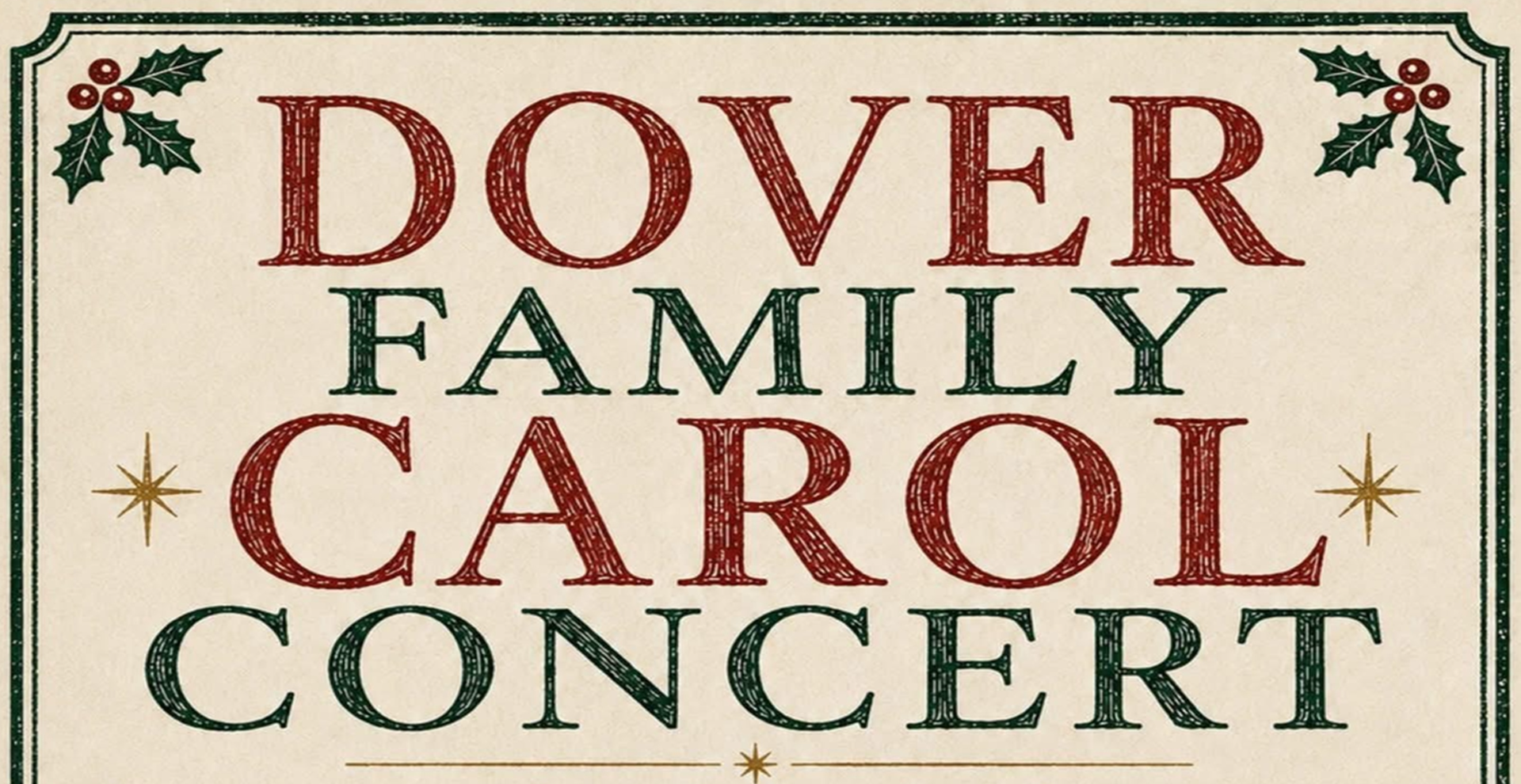 Dover Family Carol Concert -Hosted by Sound Waves Choir