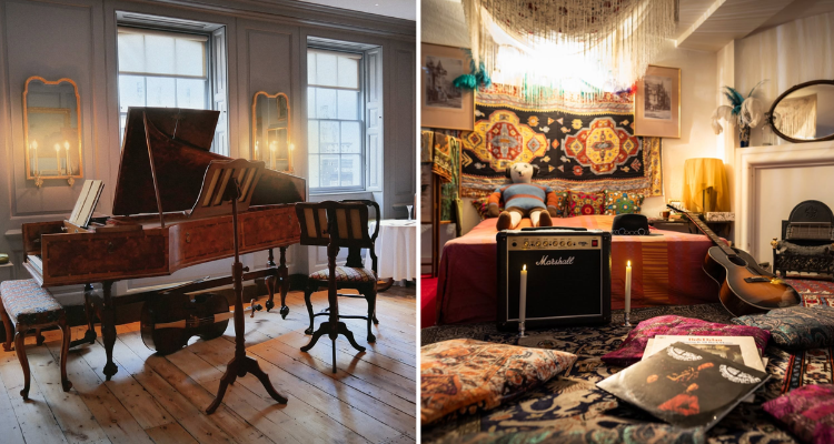 Interiors at Handel Hendrix House London.