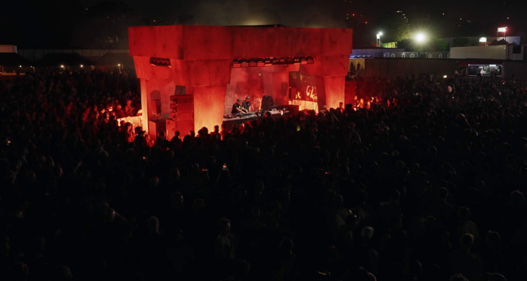 The stage at Maiden Voyage festival.