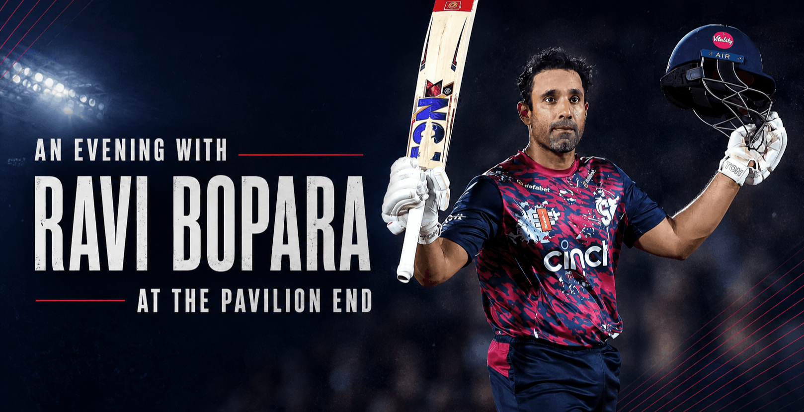 An Evening with Ravi Bopara at Banker