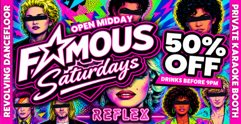 🪩FAMOUS SATURDAYS🪩