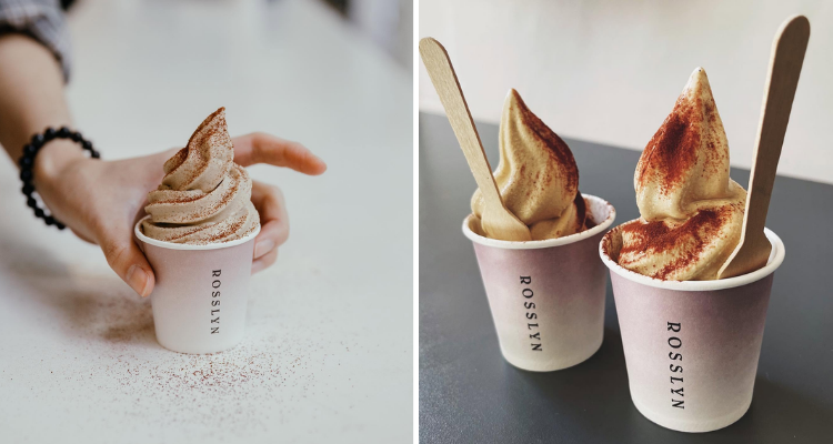 Rosslyn Coffee soft serve ice cream.