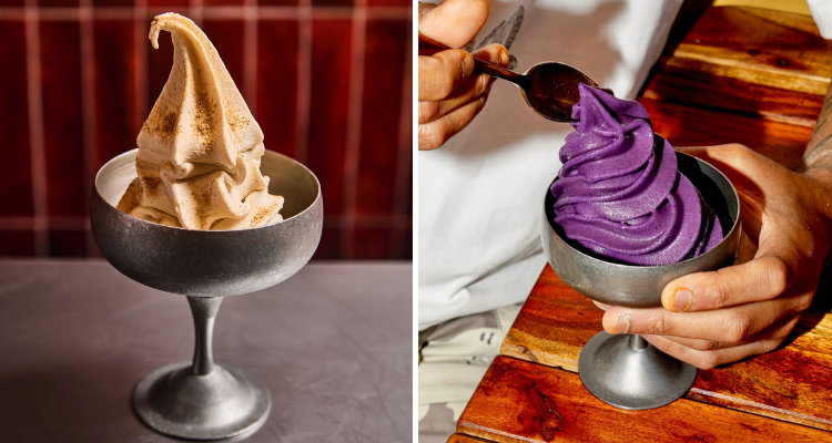 Soft serve ice cream from Tangra London.