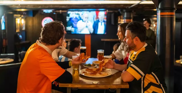 UEFA Nations League at Bat & Ball Covent garden