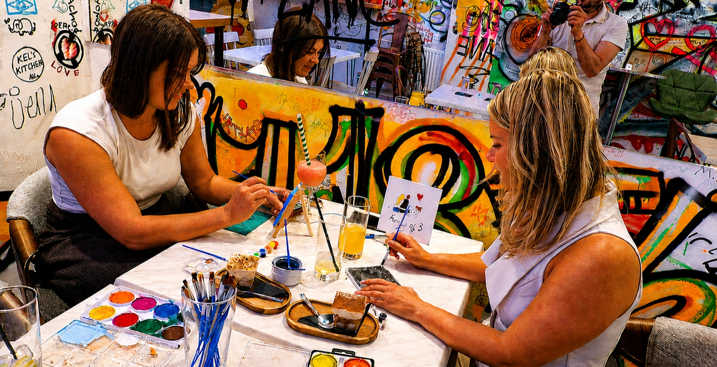 Pizza, Bottomless Sip And Paint