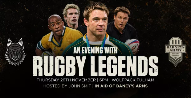 An Evening With Rugby Legends | Barney's Army | Wolfpack