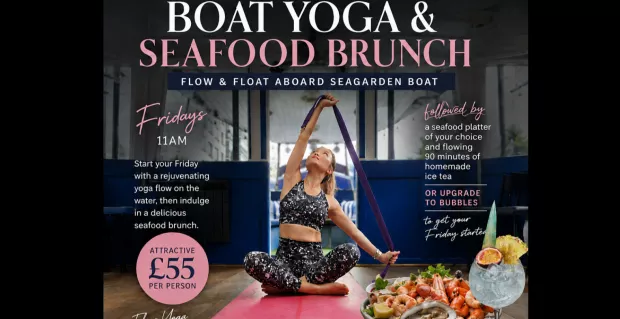 Boat Yoga & Seafood Brunch
