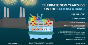 Celebrate New Year’s Eve on the Battersea Barge!