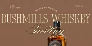 Bushmills Whiskey Pairing Dinner