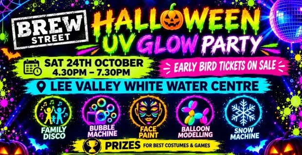 Brew Street Halloween UV Glow Party (EVENING)