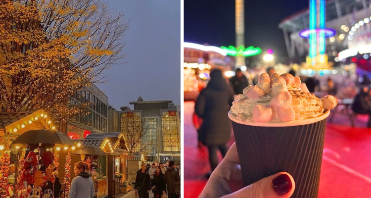 Dublin Loves Christmas market and hot chocolate.
