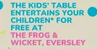 Kids Table at the Frog and Wicket