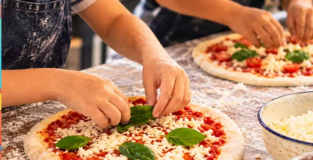 Family Pizza Making Class at Mercato Metropolitano