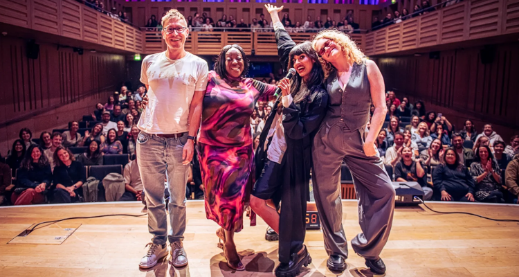 Jameela Jamil at London Podcast Festival.