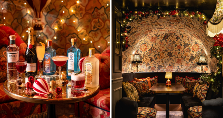 Mr Fogg's cocktails and interiors at Christmas.