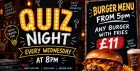 Burger and Quiz Night!!!
