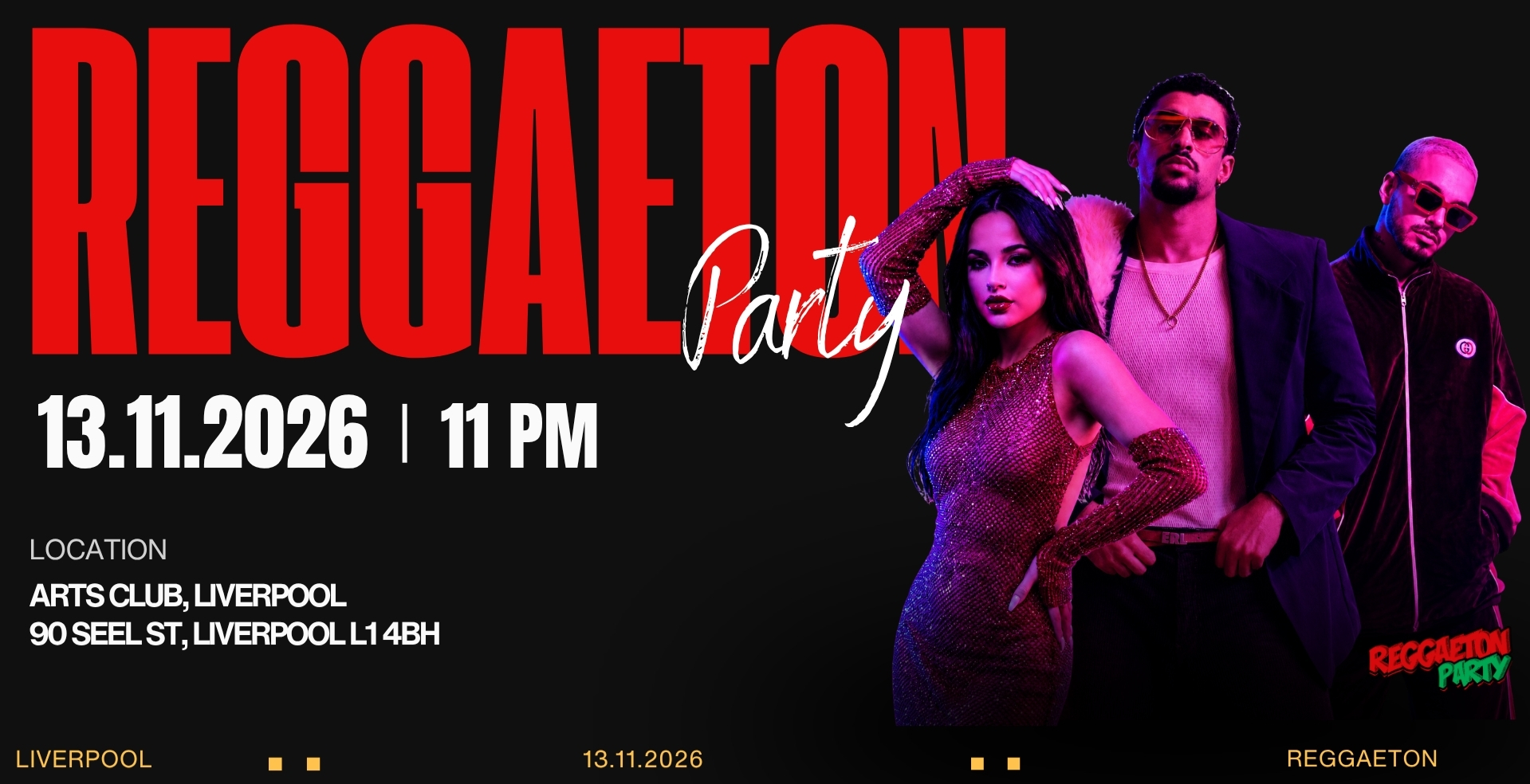 Reggaeton Party (Liverpool) November 2026