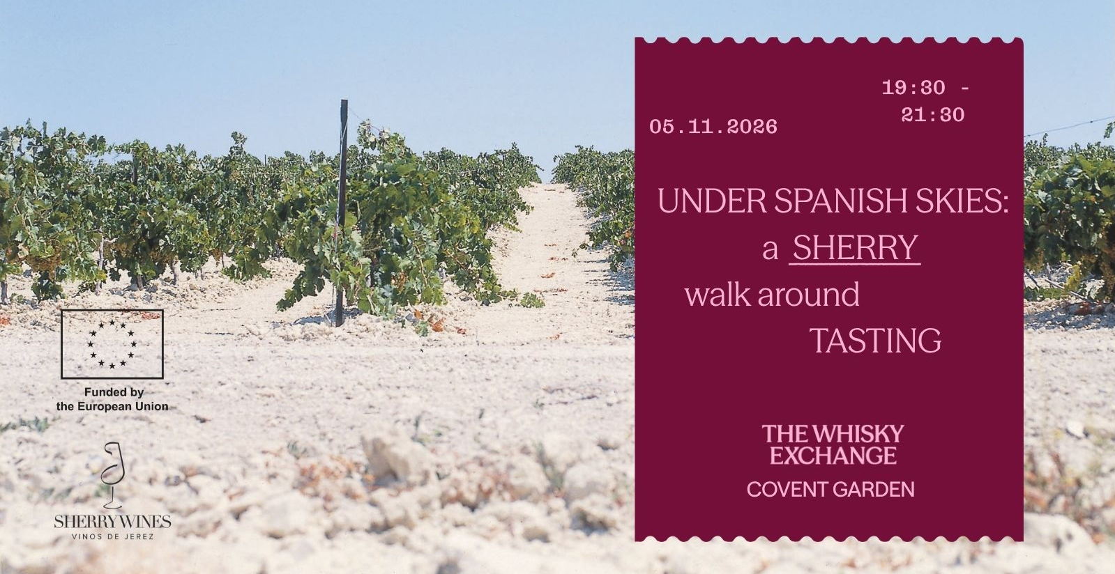 Under Spanish Skies - A Sherry Walk Around Tasting