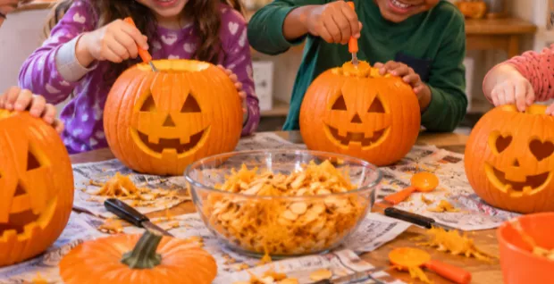 KIDS PUMPKIN CARVING
