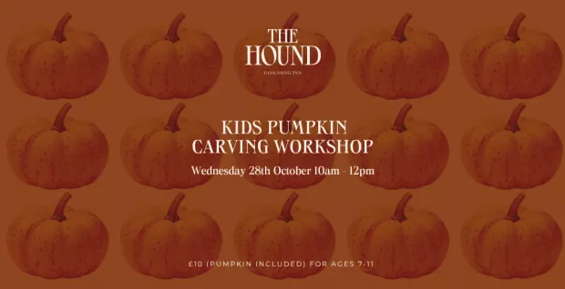 Kids Pumpkin Carving Workshop at The Hound