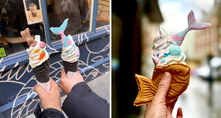 Soft serve from Taiyakiya London.