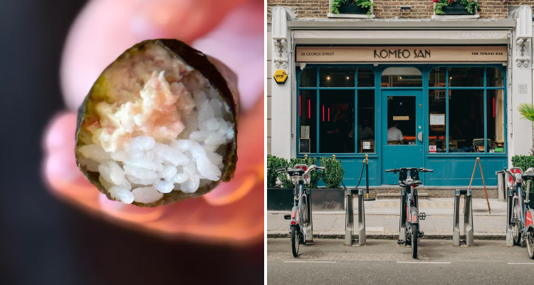 Romeo San, The Temaki Bar on Goodge Street.