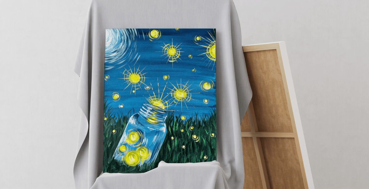 Paint A Pic: Van Gogh Fireflies