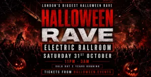 Halloween Rave | Sat 31 Oct at Electric Ballroom