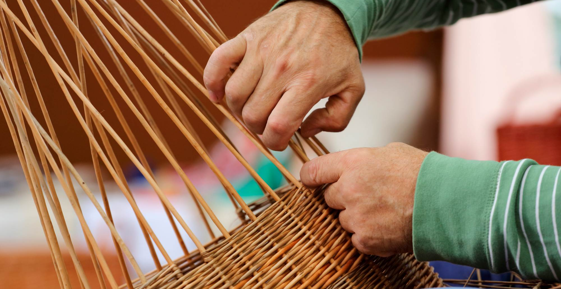 Willow basket weaving workshop
