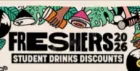 Fresher'sStudent discount