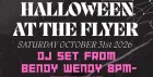 Halloween at the Flyer DJ 8pm - Midnight