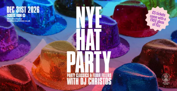 NYE Hat Party @ The Heathcote