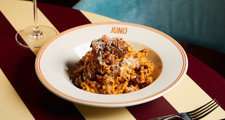 Pasta dish at JUNO.