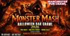 Manchester Halloween Bar Crawl  Monster Mash  Free Shots + Drink Deals