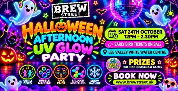 Afternoon Halloween UV Glow Party