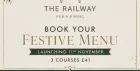 🎄 Festive Menu Launch at The Railway, Blackheath 🎄